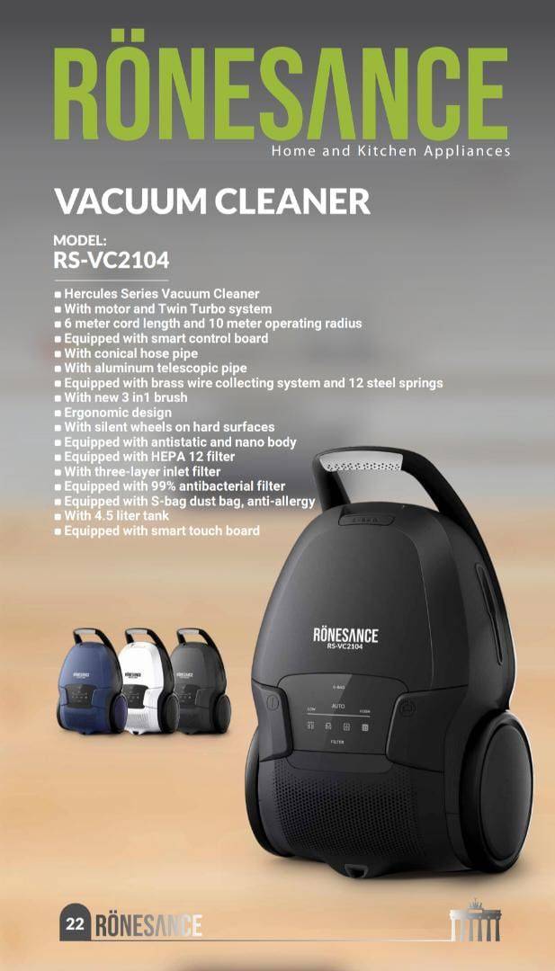 جاروبرقی رنسانس مدل RS-VC2104